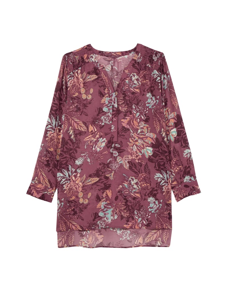 Front of plus size Opal High-Low Tunic by Prescott New York | Dia&Co | dia_product_style_image_id:123772